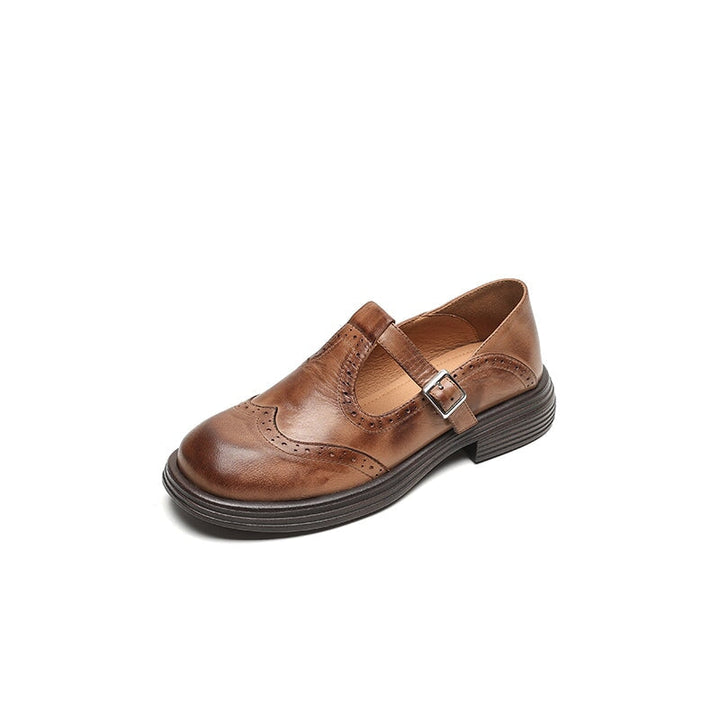VELDA | Elegant Leather Mary Janes